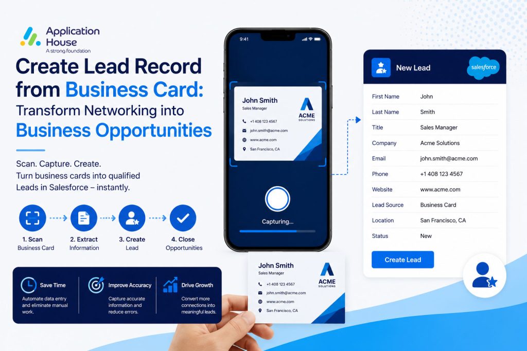 Create Lead Record from Business Card: Transform Networking into Business Opportunities