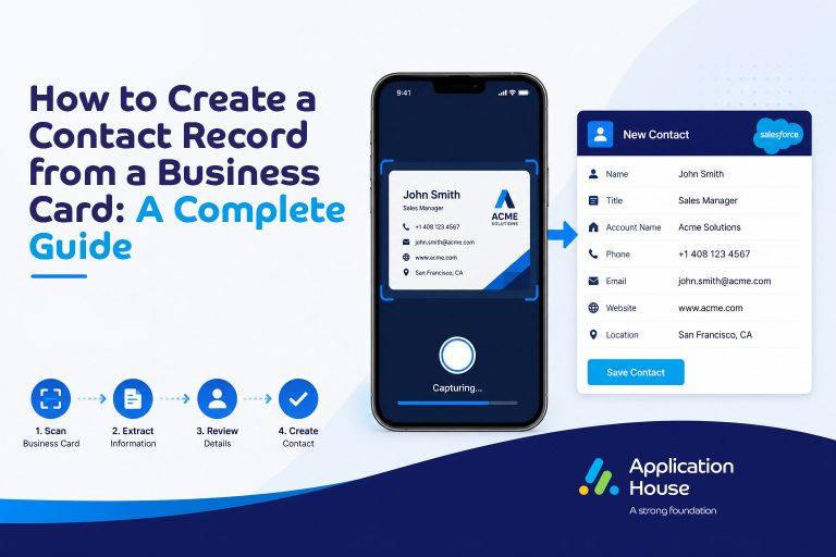 How to Create a Contact Record from a Business Card